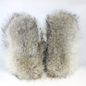 BRAND NEW COYOTE DOUBLE SIDED FUR MITTENS MITTS MEN MAN SIZE ALL