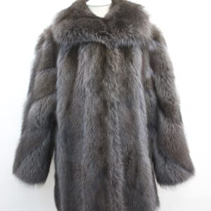 BRAND NEW MADE TO MEASUREMENT RACCOON RACOON FUR COAT JACKET WOMEN WOMAN SIZE ALL
