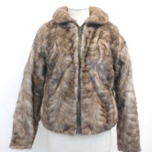 REFURBISHED NEW LUTETIA MINK FUR JACKET COAT WOMEN WOMAN SIZE 4 SMALL