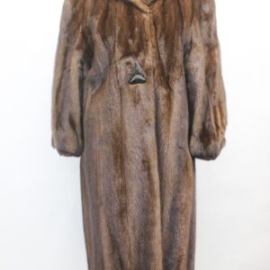 EXCELLENT CANADIAN MAHOGANY MINK FUR COAT JACKET WOMEN WOMAN SIZE 6 SMALL