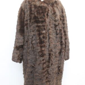 SCRAP ITEM: BROWN FOX FUR COAT JACKET WOMEN WOMAN SIZE N/A