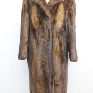 EXCELLENT NATURAL ARCTIC BEAVER FUR COAT JACKET WOMEN WOMAN SZ 6-8 SMALL MEDIUM
