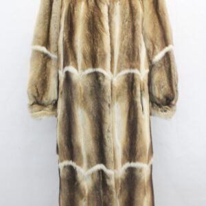 EXCELLENT BASSARISK FUR COAT JACKET WOMEN WOMAN SIZE 4 PETITE