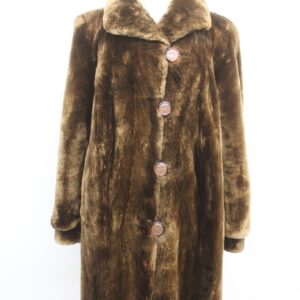 SCRAP ITEM: SHEARED ARCTIC BEAVER FUR COAT JACKET WOMEN WOMAN SIZE N/A