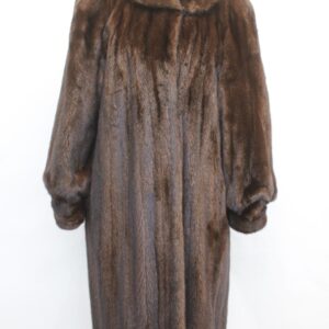EXCELLENT FEMALE MAHOGANY MINK FUR COAT JACKET WOMEN WOMAN SZ 6-8 SMALL / MEDIUM