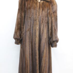 EXCELLENT FEMALE MAHOGANY MINK FUR COAT JACKET WOMEN WOMAN SIZE 16 XXLARGE