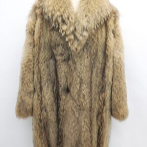EXCELLENT FINN RACCOON FUR COAT JACKET MEN MAN SIZE 46-48 2XL-3XL