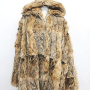 BRAND NEW LYNX FUR COAT JACKET WOMEN WOMAN W/ HOOD SIZE 22 5XL
