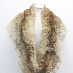 EXCELLENT LYNX FUR LARGE STOLE WRAP SHAWL WOMEN WOMAN SIZE 17" X 58"