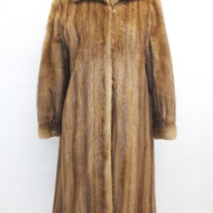 EXCELLENT DARK PASTEL MINK FUR COAT JACKET WOMEN WOMAN SIZE 4-6 SMALL