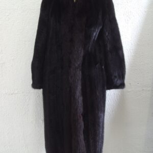 SCRAP ITEM: DARK RANCH MINK & BROWN FOX FUR COAT JACKET WOMEN WOMAN SIZE N/A