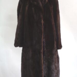 MINT CANADIAN DARK RANCH MINK FUR COAT JACKET WOMEN WOMAN SIZE 4 SMALL
