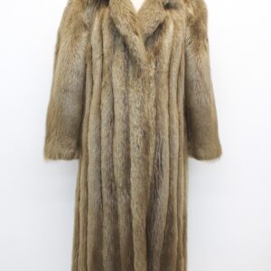 EXCELLENT CANADIAN BEAVER FUR COAT JACKET WOMEN WOMAN SIZE 4-6 SMALL