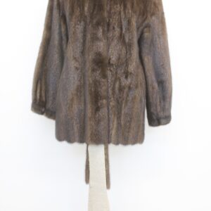 SCRAP ITEM: DARK RANCH MINK FUR COAT WOMEN WOMAN SIZE N/A ARTS & CRAFTS