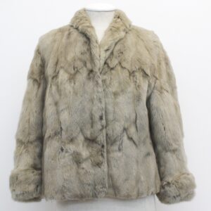 SCRAP ITEM: GRAY SQUIRREL FUR JACKET COAT SIZE N/A