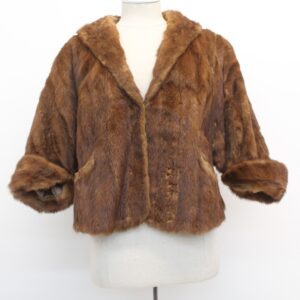 SCRAP ITEM: CHINESE MINK FUR COAT JACKET SIZE N/A ARTS & CRAFTS