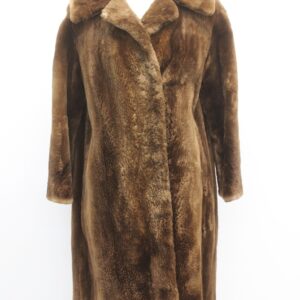SCRAP ITEM: SHEARED ARCTIC BEAVER FUR COAT JACKET SIZE N/A ARTS & CRAFTS