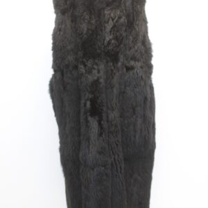 SCRAP ITEM: BLACK OPOSSUM FUR VEST SIZE N/A ARTS & CRAFTS