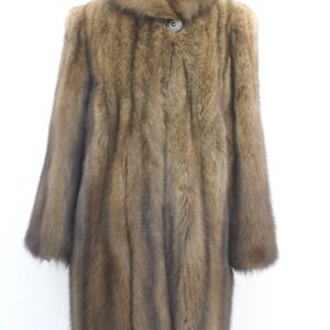 SHOWROOM NEW FISHER FUR COAT JACKET WOMEN WOMAN SIZE 6 SMALL
