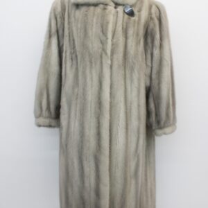 EXCELLENT CANADIAN SAPPHIRE MINK FUR COAT JACKET WOMEN WOMAN SIZE 14-16 L-XL