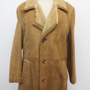 SCRAP ITEM: FAUX FUR MEN MAN FUR JACKET COAT SIZE N/A