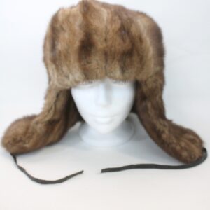 SCRAP ITEM: CANADIAN DEMI BUFF MINK FUR HAT CAP SIZE N/A