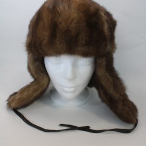 SCRAP ITEM: CANADIAN DEMI BUFF MINK FUR HAT CAP SIZE N/A