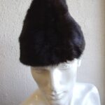 REFURBISHED NATURAL DARK RANCH MINK FUR HAT BOAT STYLE MEN MAN SIZE ALL