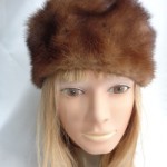 MINT CANADIAN DEMI BUFF MINK FUR HAT CAP WOMEN WOMAN SIZE ALL NEW LINING!