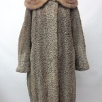 MINT BROWN PERSIAN LAMB & MINK FUR COAT JACKET WOMEN WOMAN SIZE 10 NEW LINING!