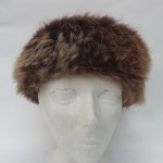 EXCELLENT BROWN BEAVER FUR & SUEDE HAT WOMEN WOMAN SIZE ALL