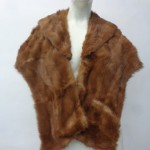 MINT CHINESE MINK FUR STOLE WRAP SHAWL WOMEN WOMAN SIZE 13