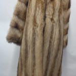 EXCELLENT TANUKI RACCOON RACOON FUR COAT JACKET WOMEN WOMAN SIZE 6 SMALL