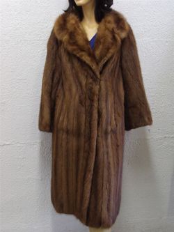 Demi Buff Female Mink Fur Coat - Women's Large