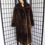 EXCELLENT SHEARED OTTER FUR JACKET COAT WOMEN WOMAN SIZE 4-6 PETITE