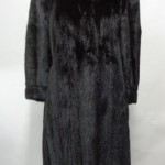 EXCELLENT CANADIAN BLACK MINK FUR COAT JACKET WOMEN WOMAN SIZE 6 SMALL