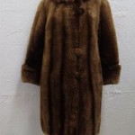 MINT CANADIAN SHEARED RACOON RACCOON FUR COAT JACKET WOMEN WOMAN SIZE 6 small