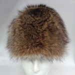 EXCELLENT NATURAL RACCOON FUR HAT CAP WOMEN WOMAN SIZE ALL