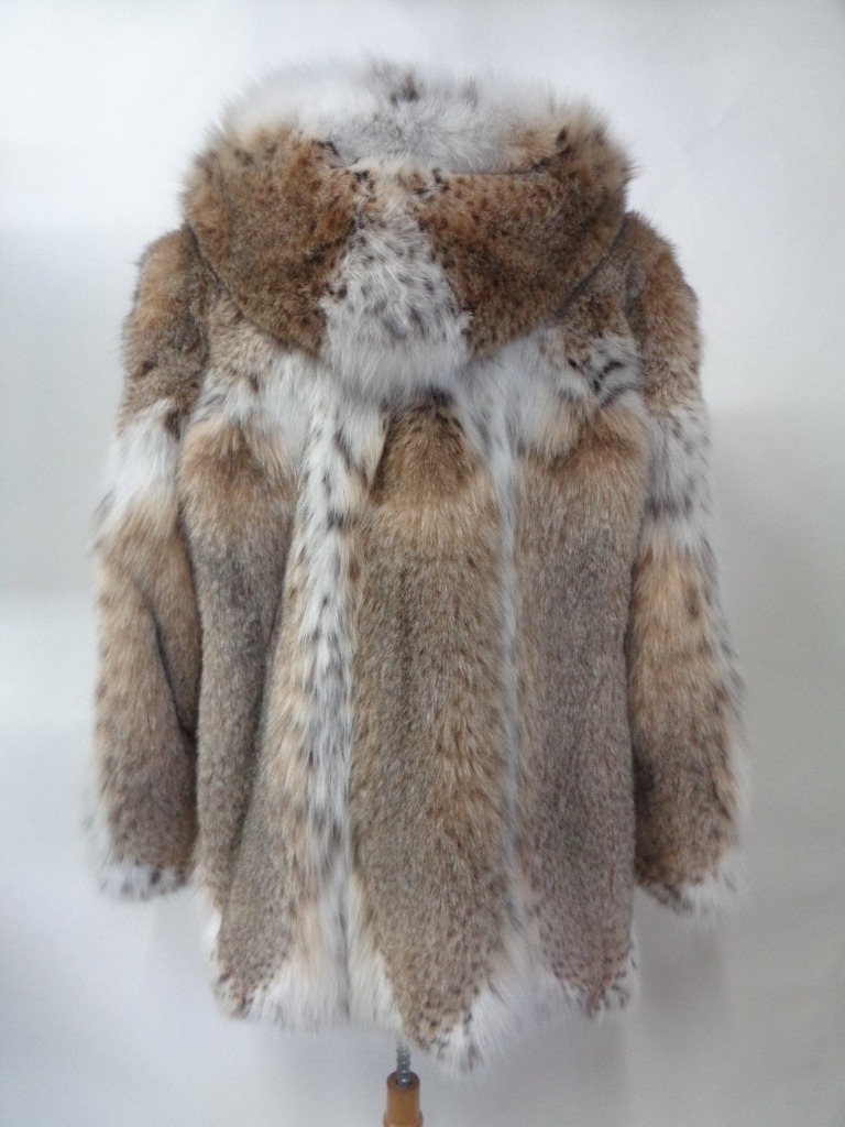 BRAND NEW NATURAL CANADIAN TIMBER WOLF FUR COAT MEN MAN - Oliver Furs