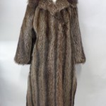 EXCELLENT RACCOON RACOON FUR COAT JACKET WOMEN WOMAN SIZE 4-6 SMALL