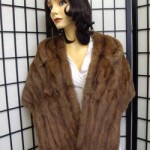 EXCELLENT SQUIRREL FUR STOLE WRAP WOMEN WOMAN SIZE M 16