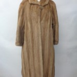 EXCELLENT CANADIAN PASTEL MINK FUR COAT JACKET WOMEN WOMAN SIZE 8-10 NEW LINING