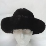 BRAND NEW BLACK CANADIAN MINK FUR HAT MEN MAN WOMEN WOMAN SIZE ALL