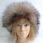 BRAND NEW CRYSTAL FOX FUR HAT WOMEN WOMAN SIZE ALL