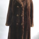 MINT SHEARED RACCOON RACOON FUR COAT JACKET WOMEN WOMAN SIZE 4 PETITE