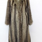 EXCELLENT RACCOON RACOON FUR COAT JACKET WOMEN WOMAN SIZE 4-6 SMALL NEW LINING!