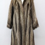 EXCELLENT RACCOON RACOON FUR COAT JACKET WOMEN WOMAN SIZE 6-8 SMALL-MEDIUM