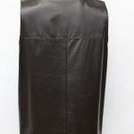 SHOWROOM NEW DARK BROWN REAL GENUINE LEATHER VEST WOMEN WOMAN SIZE 4-6 SMALL