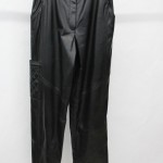 SHOWROOM NEW BLACK GENUINE LEATHER PANTS WOMEN WOMAN SIZE 10 SMALL