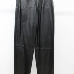 SHOWROOM NEW BLACK GENUINE LEATHER PANTS WOMEN WOMAN SIZE 10 SMALL